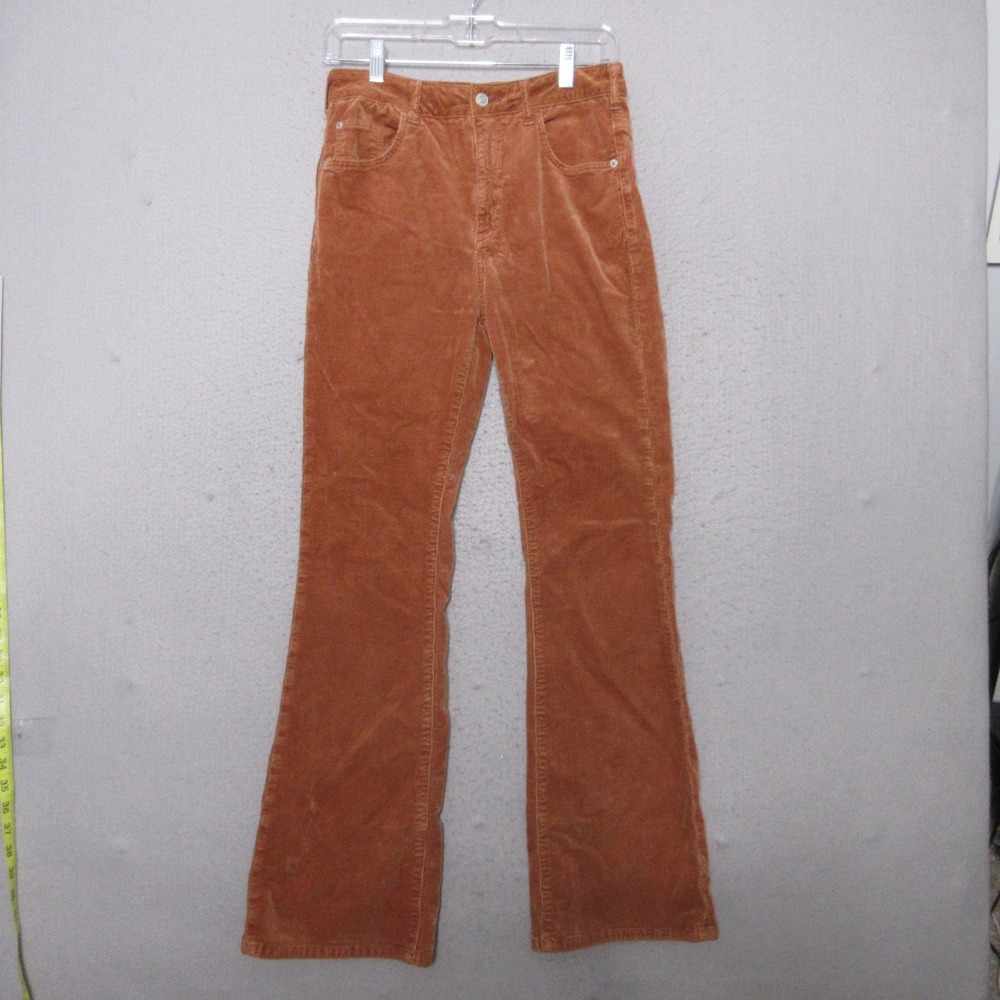 Pilcro Anthropologie Pants 28 The Icon Flare Corduroy Jean Boho Retro Western